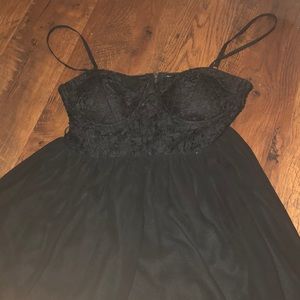 Material Girl mini dress (black)